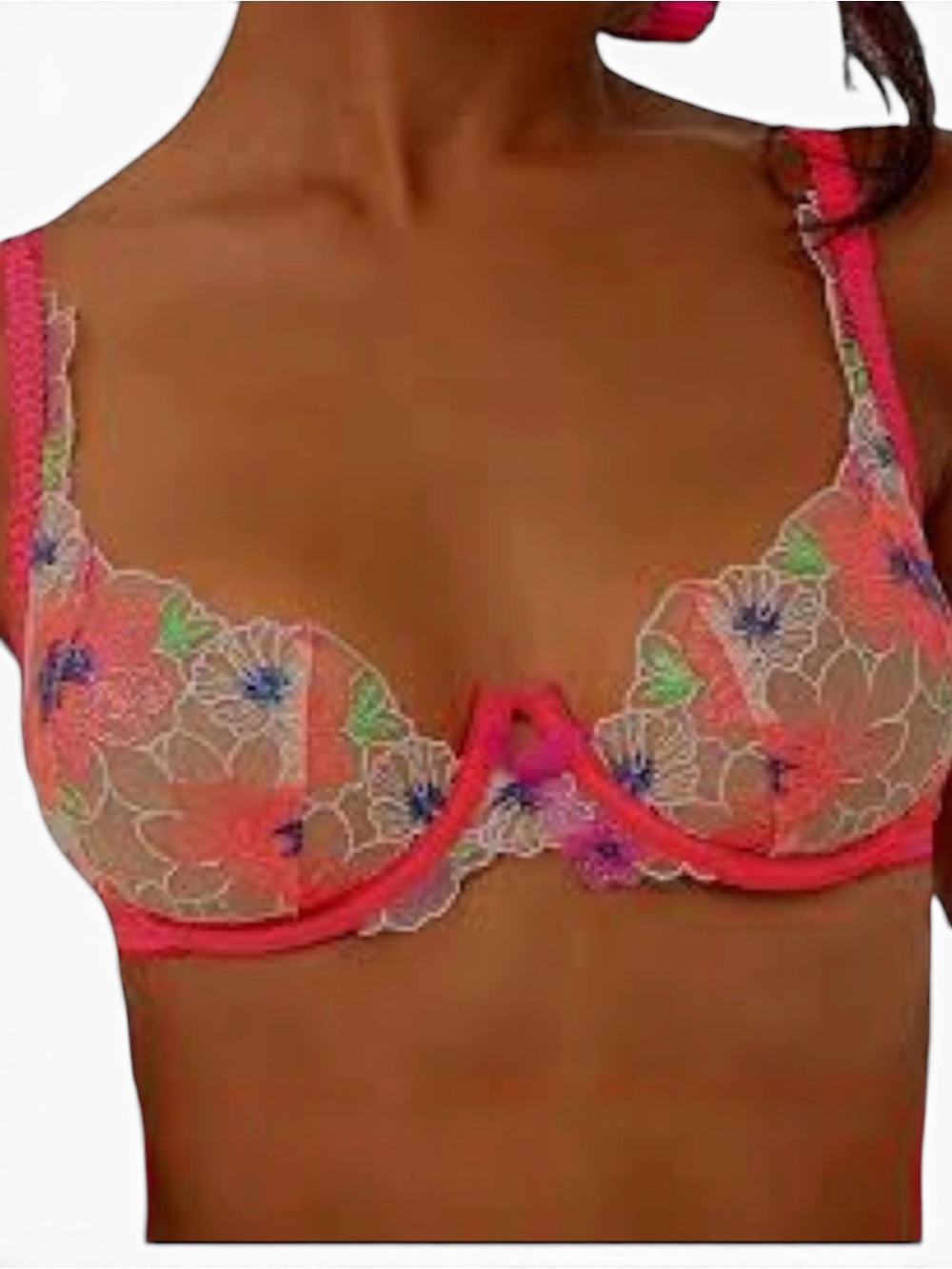 For Love & Lemons x Victoria’s Secret Shimmer Zinnia Underwire Bra 32B NWT ❤️